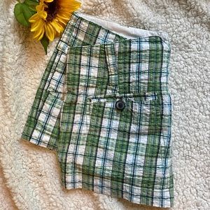Roxy Plaid Low Rose Shorts